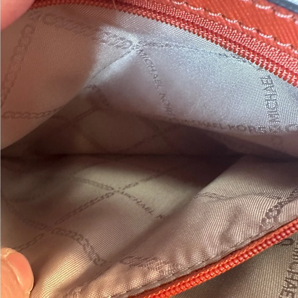 Jet Set Large Nylon Gabardine Messenger Bag Deep‎ Orange Crossbody 32H9GT9C3C